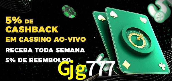 Promoções do cassino ao Vivo Gjg777